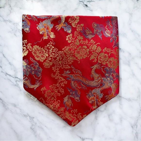 DOG Bandana - Lunar New Year Red Dragon - Size L Large - Picture 1 of 1